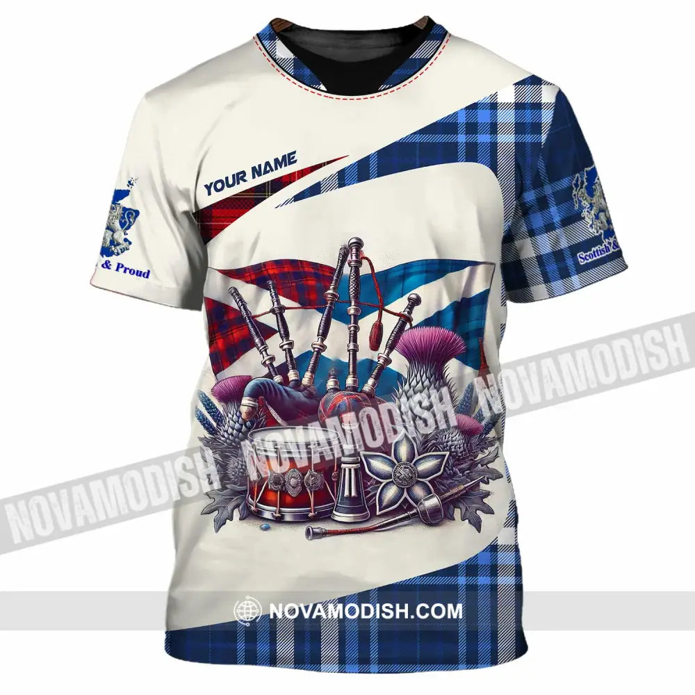 Unisex Shirt - Custom Scottish & Proud Shirt T-Shirt / S T-shirt