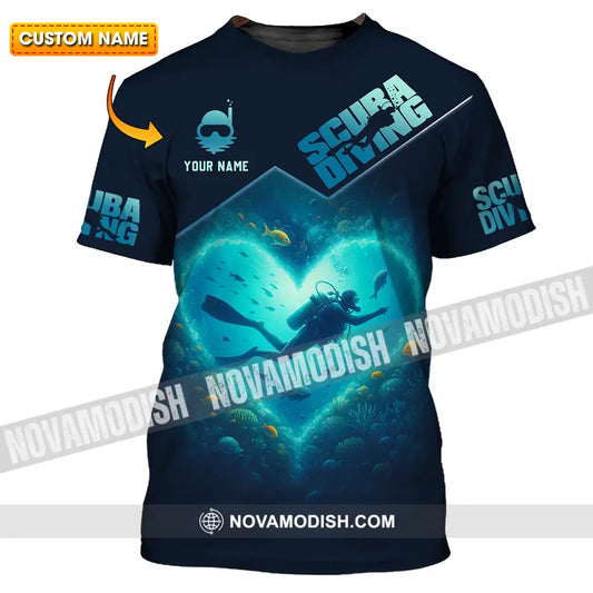 Unisex Shirt - Custom Scuba Diving 3D Shirt T-shirt