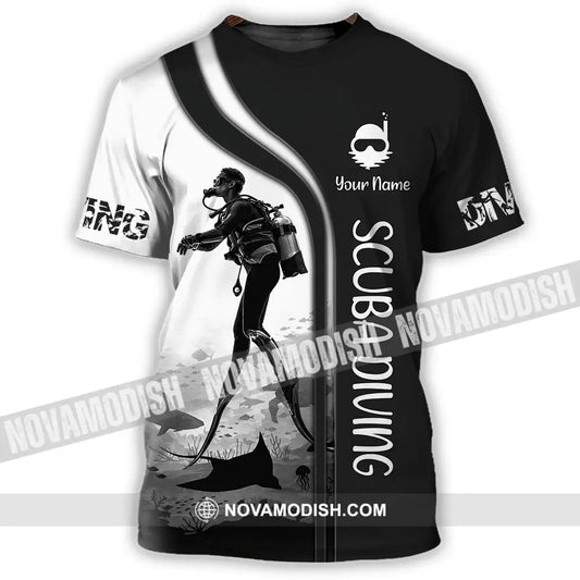 Unisex Shirt - Custom Scuba Diving 3D Shirt T-Shirt / S T-shirt