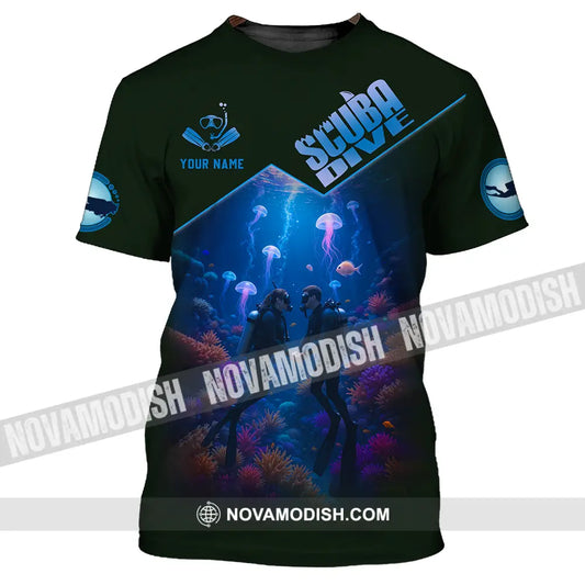 Unisex Shirt - Custom Scuba Diving 3D Shirt T-Shirt / S T-shirt