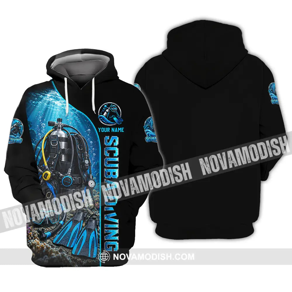 Unisex Shirt - Custom Scuba Diving Shirt - Hoodie / S - T-shirt