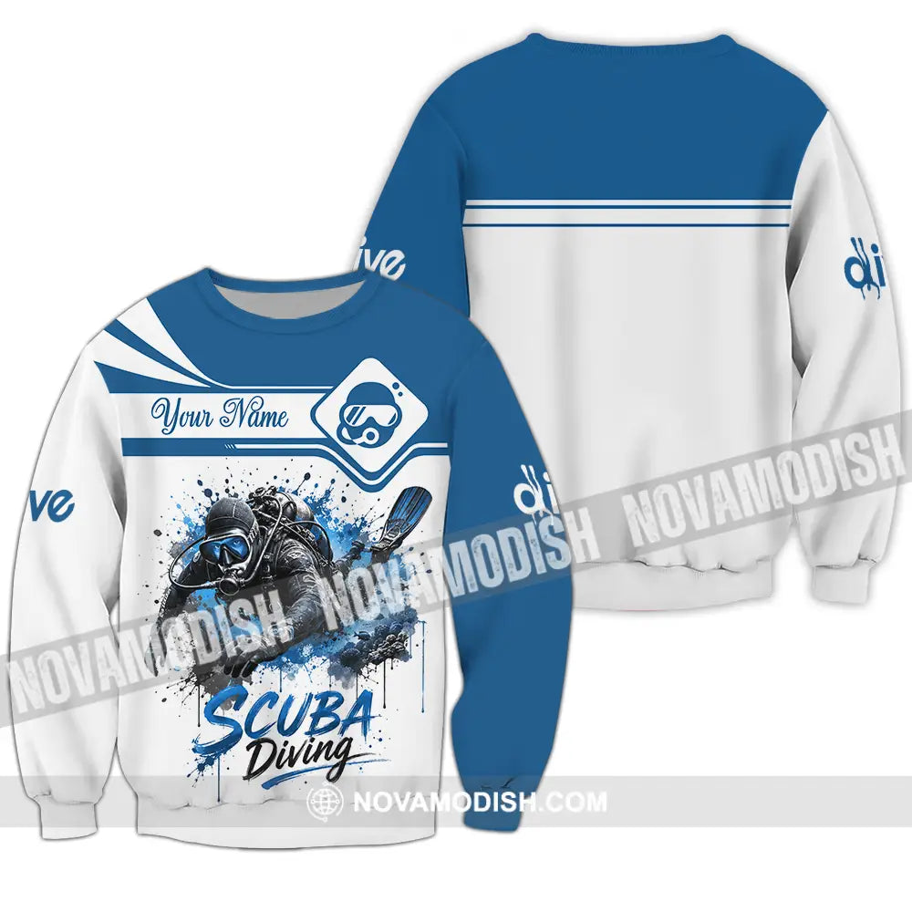 Unisex Shirt - Custom Scuba Diving Shirt - Long Sleeve / S - T-shirt