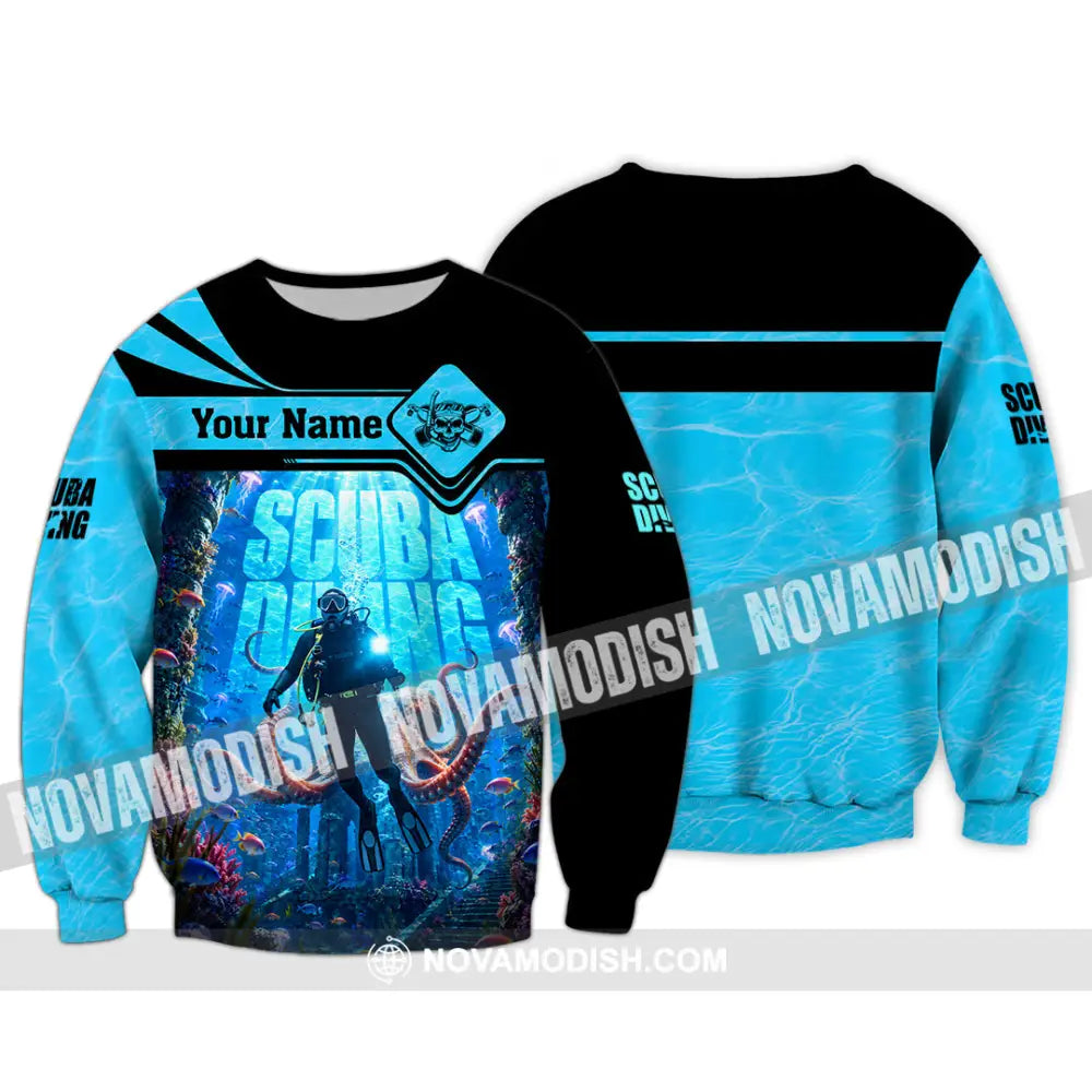 Unisex Shirt - Custom Scuba Diving Shirt - Long Sleeve / S - T-shirt