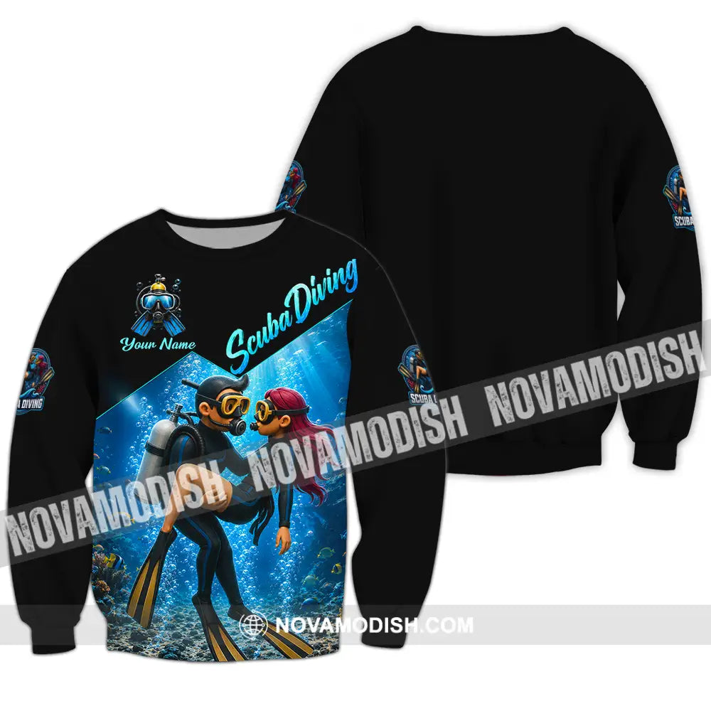 Unisex Shirt - Custom Scuba Diving Shirt - Long Sleeve / S - T-shirt