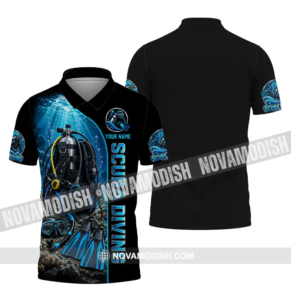 Unisex Shirt - Custom Scuba Diving Shirt - Polo Shirt / S - T-shirt