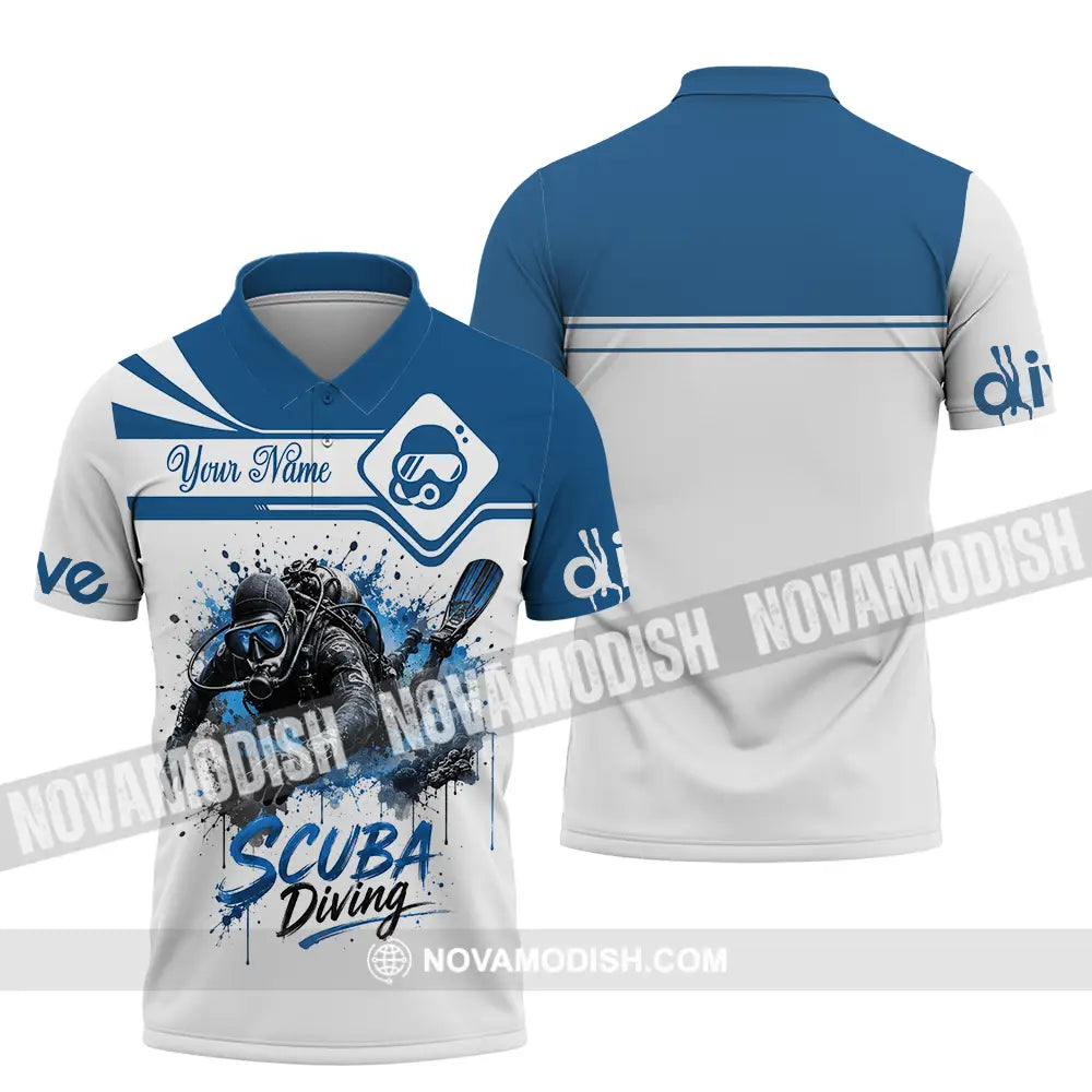 Unisex Shirt - Custom Scuba Diving Shirt - Polo Shirt / S - T-shirt
