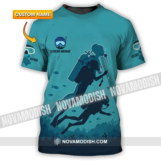 Unisex Shirt - Custom Scuba Diving Shirt T-shirt