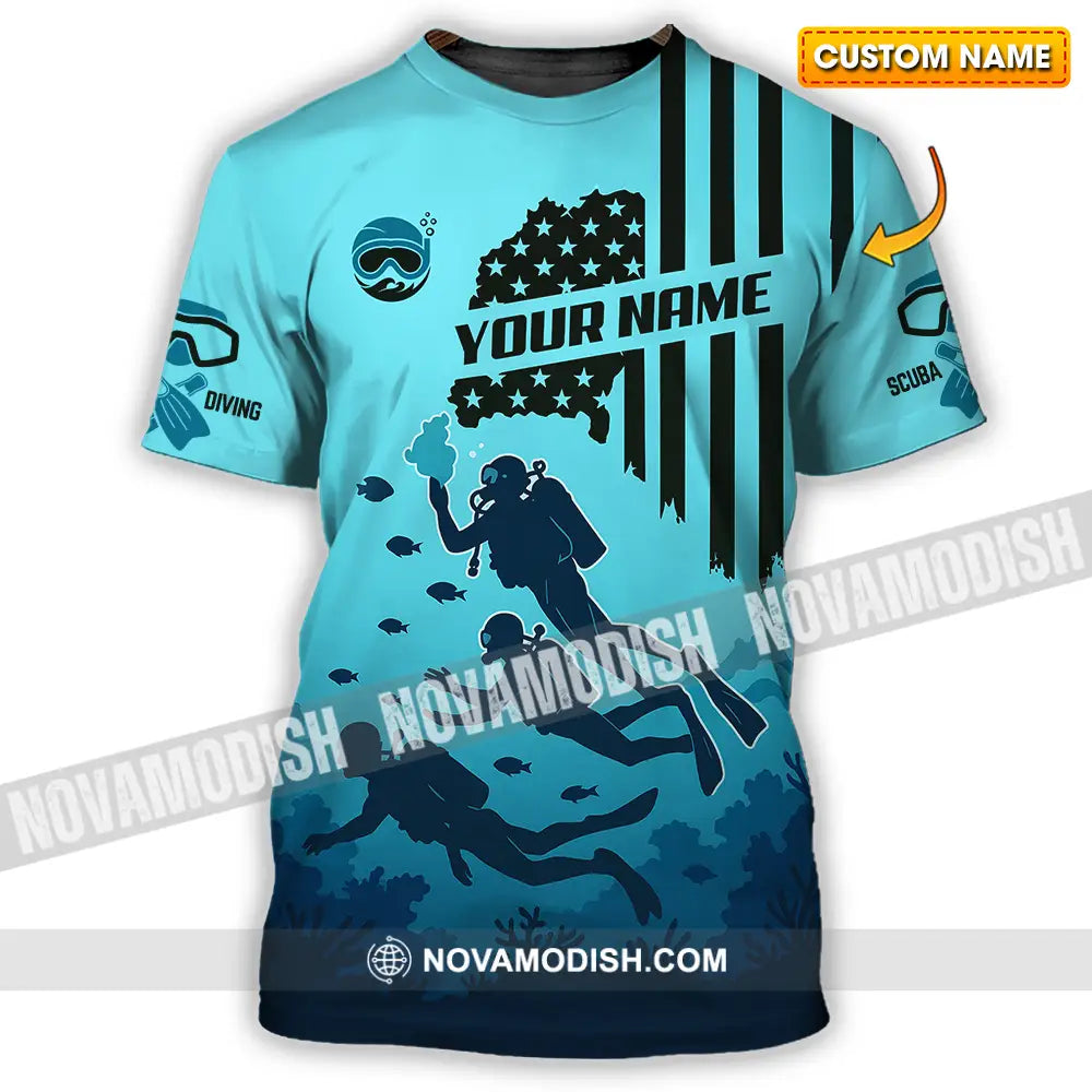 Unisex Shirt - Custom Scuba Diving Shirt T-shirt