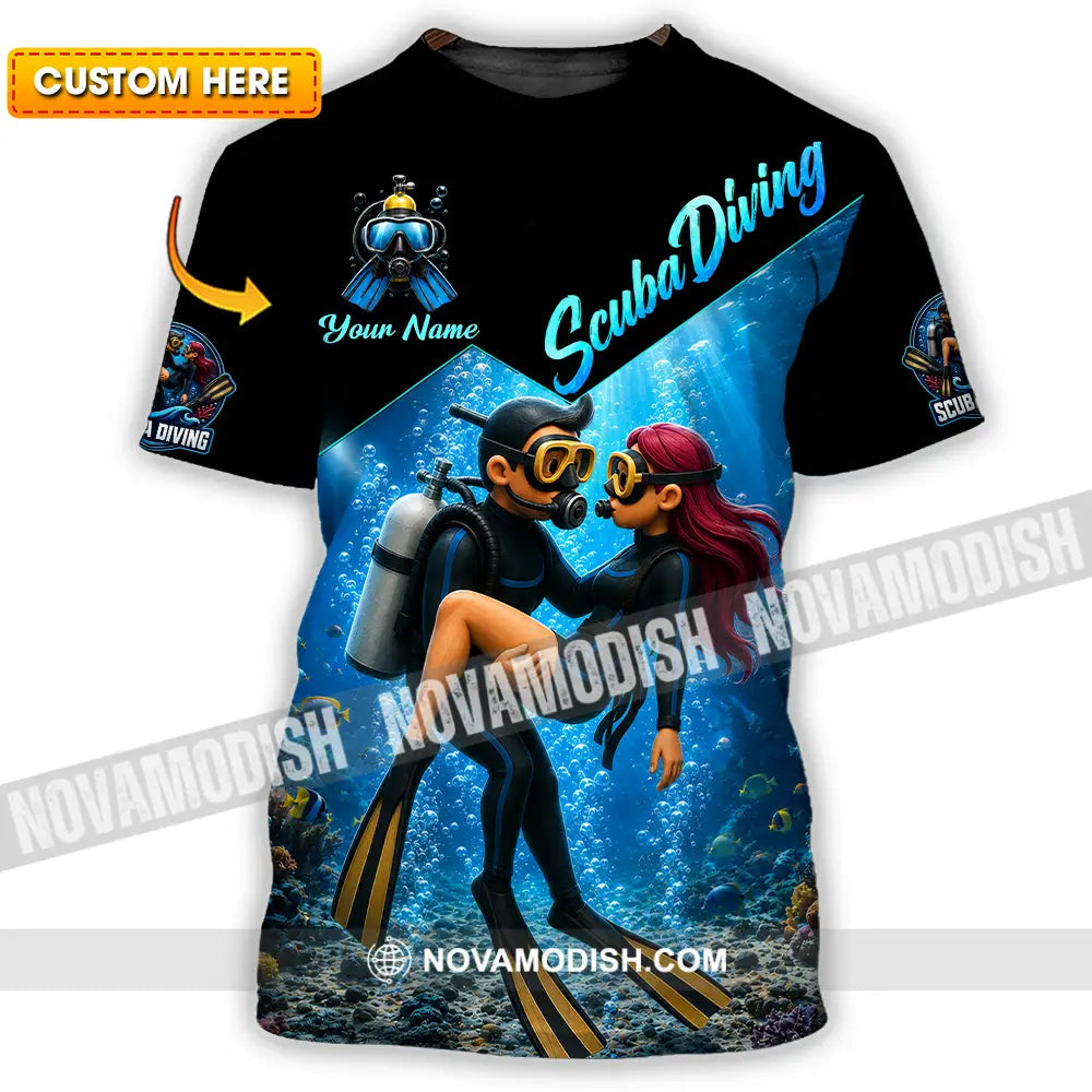 Unisex Shirt - Custom Scuba Diving Shirt - T-shirt
