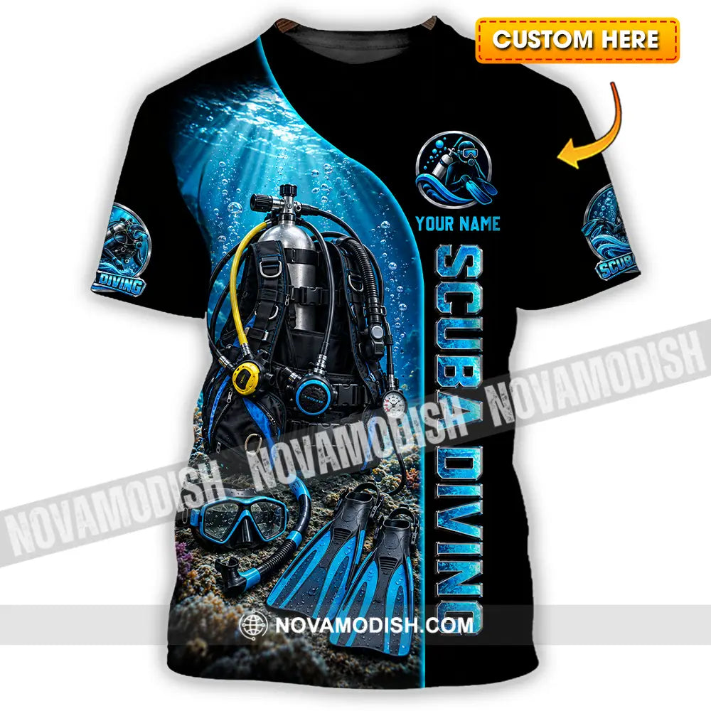 Unisex Shirt - Custom Scuba Diving Shirt - T-shirt