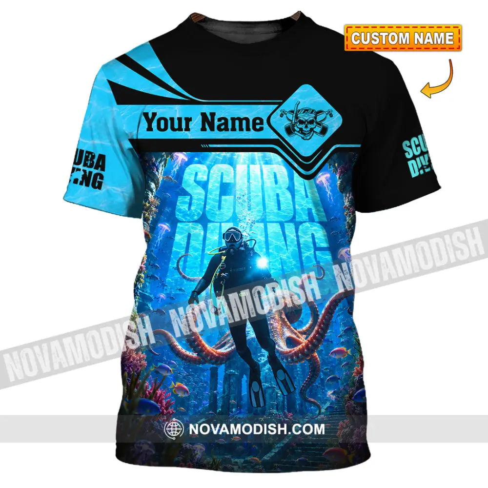 Unisex Shirt - Custom Scuba Diving Shirt - T-shirt