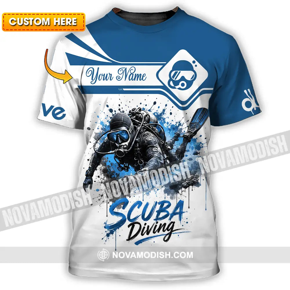 Unisex Shirt - Custom Scuba Diving Shirt - T-shirt