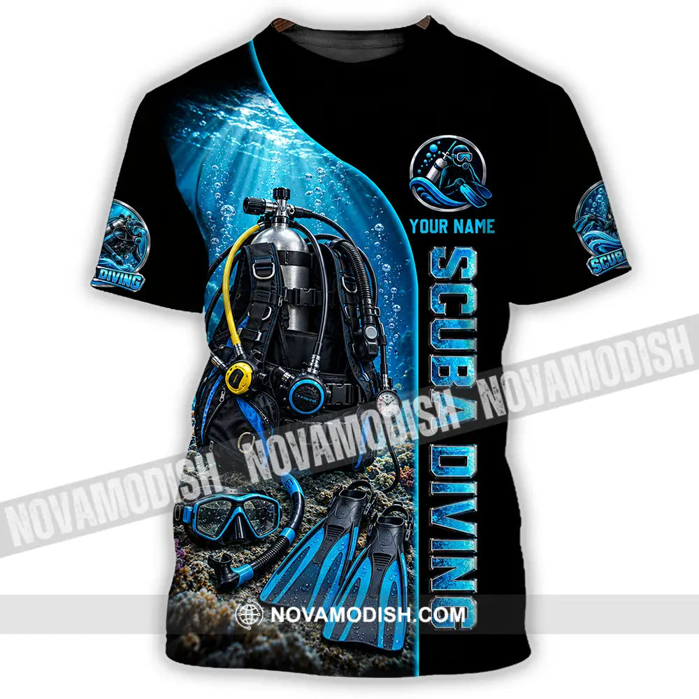 Unisex Shirt - Custom Scuba Diving Shirt - T-Shirt / S - T-shirt