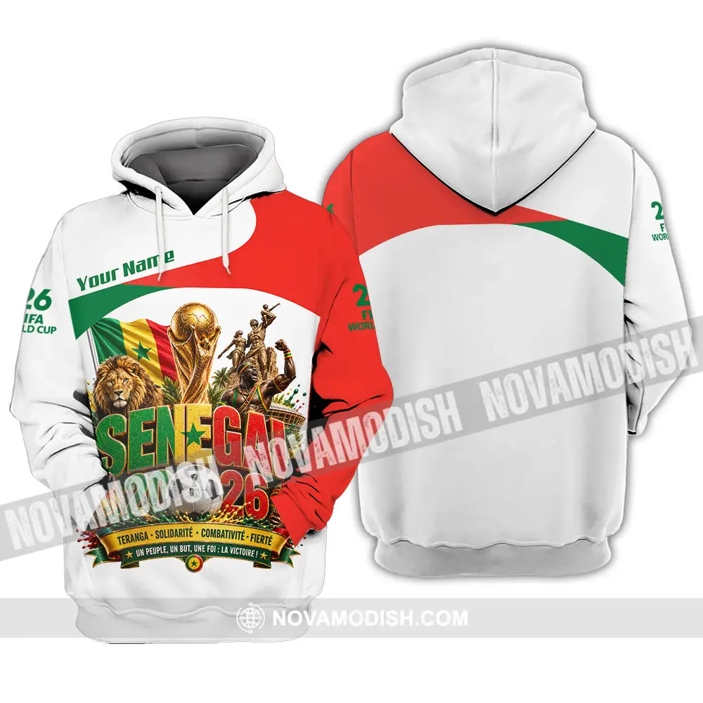Unisex Shirt - Custom Senegal World Cup 2026 Shirt - Hoodie / S - T-shirt