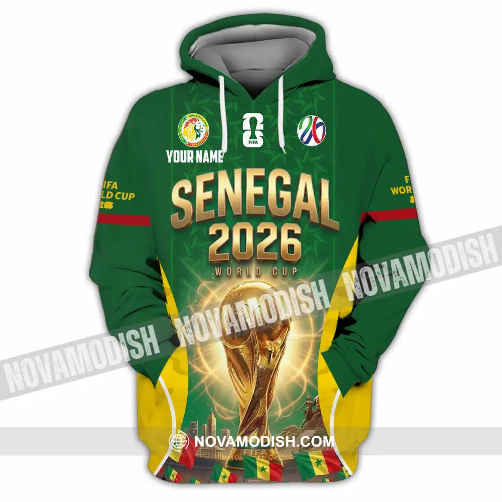 Unisex Shirt - Custom Senegal World Cup 2026 Shirt - Hoodie / S - T-shirt