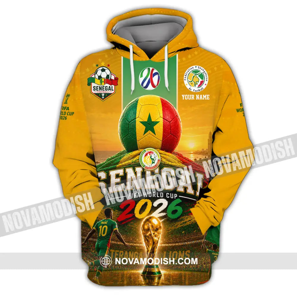 Unisex Shirt - Custom Senegal World Cup 2026 Shirt - Hoodie / S - T-shirt