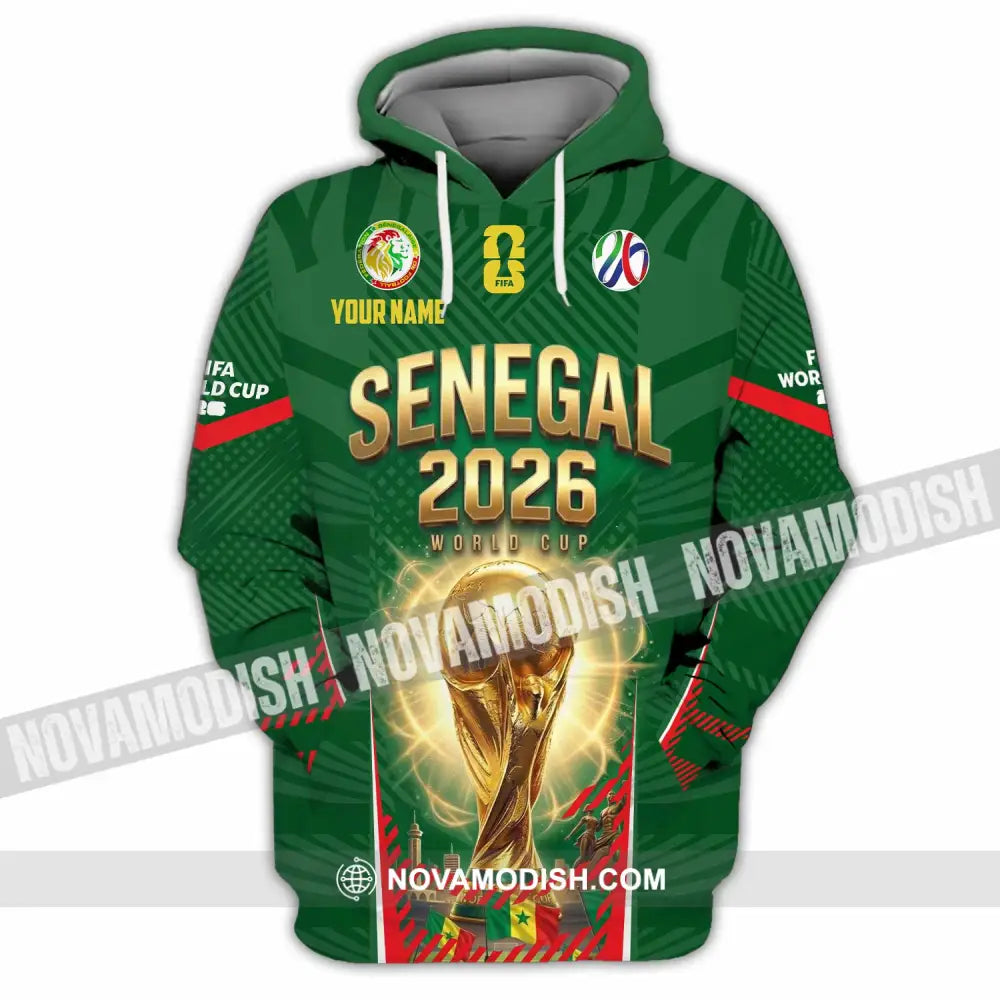 Unisex Shirt - Custom Senegal World Cup 2026 Shirt - Hoodie / S - T-shirt