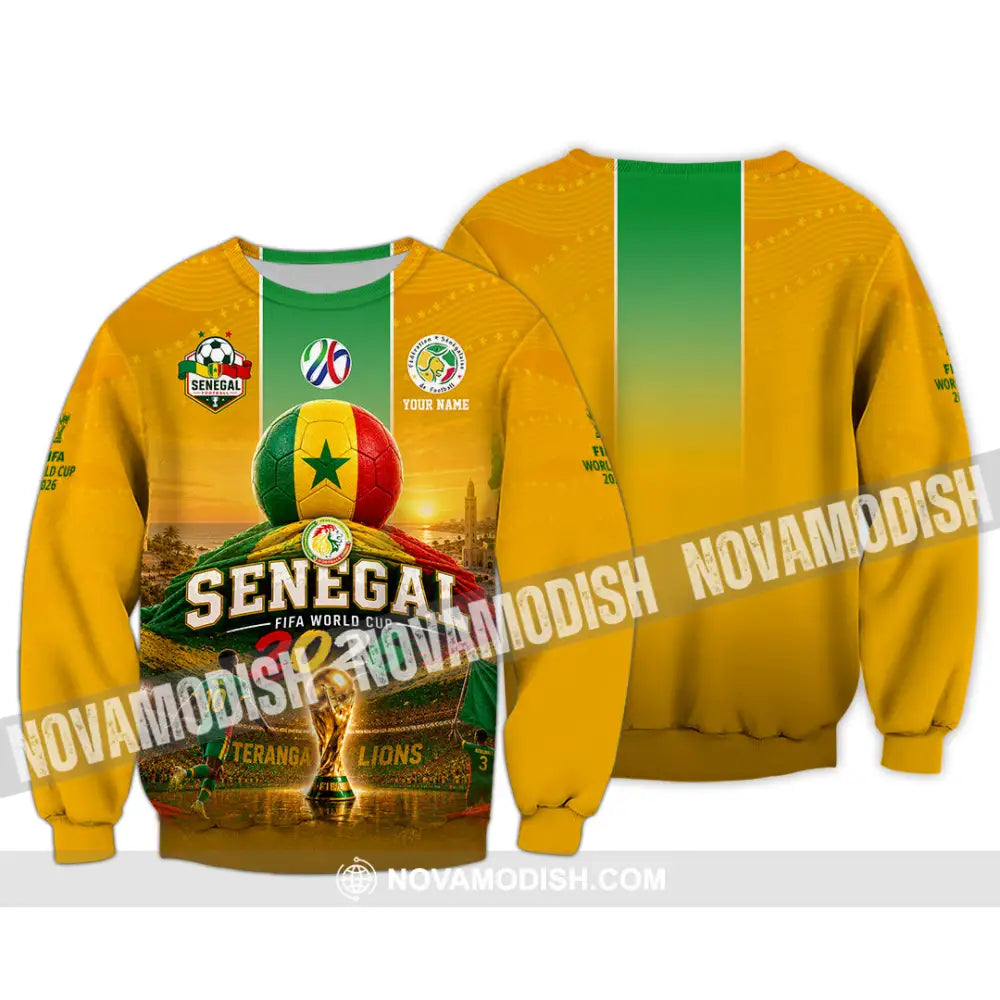 Unisex Shirt - Custom Senegal World Cup 2026 Shirt - Long Sleeve / S - T-shirt