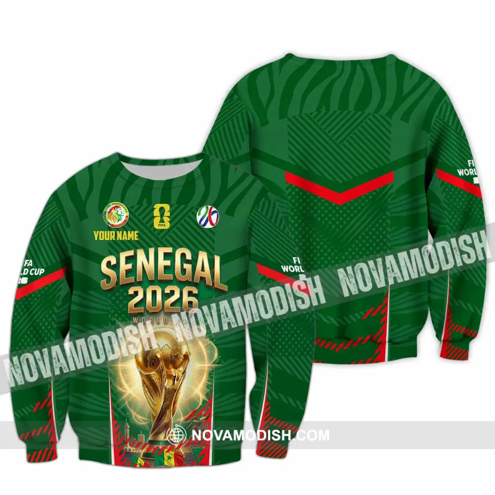 Unisex Shirt - Custom Senegal World Cup 2026 Shirt - Long Sleeve / S - T-shirt