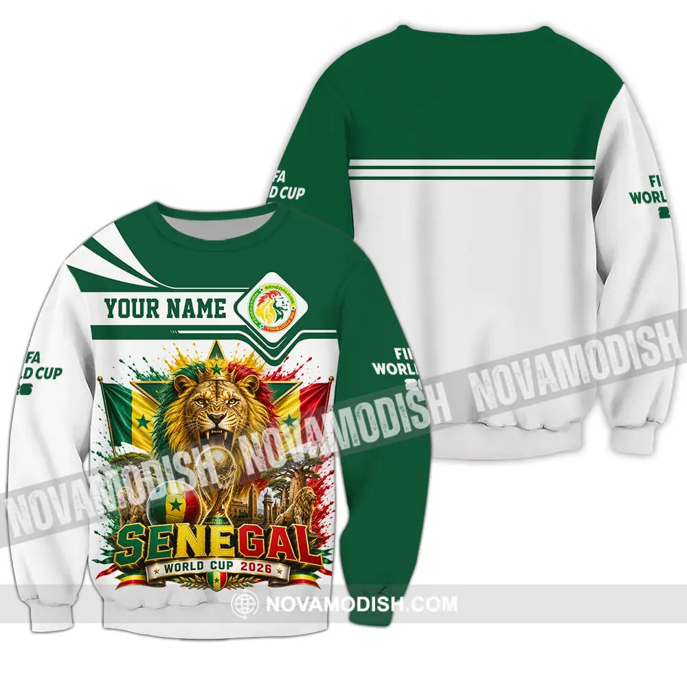 Unisex Shirt - Custom Senegal World Cup 2026 Shirt - Long Sleeve / S - T-shirt