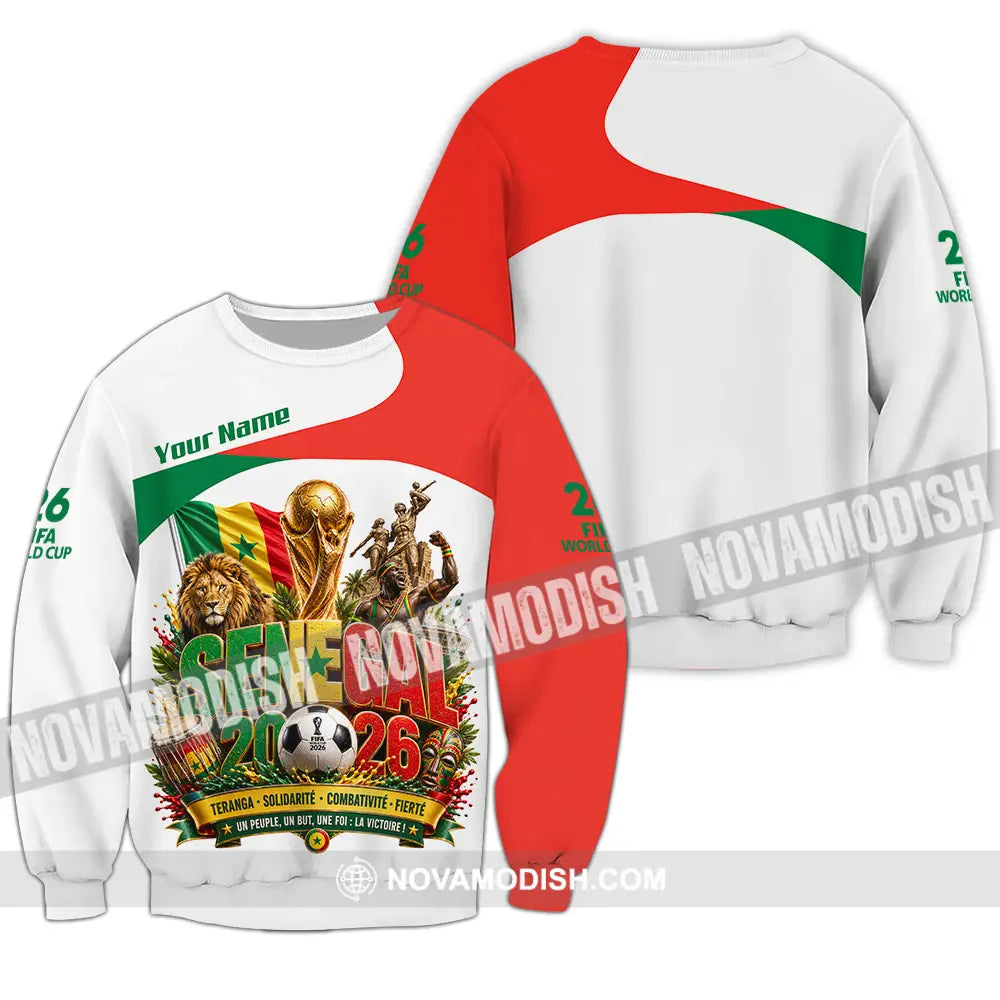 Unisex Shirt - Custom Senegal World Cup 2026 Shirt - Long Sleeve / S - T-shirt
