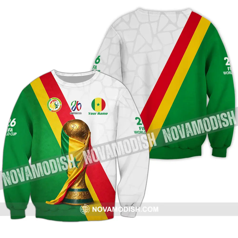 Unisex Shirt - Custom Senegal World Cup 2026 Shirt - Long Sleeve / S - T-shirt