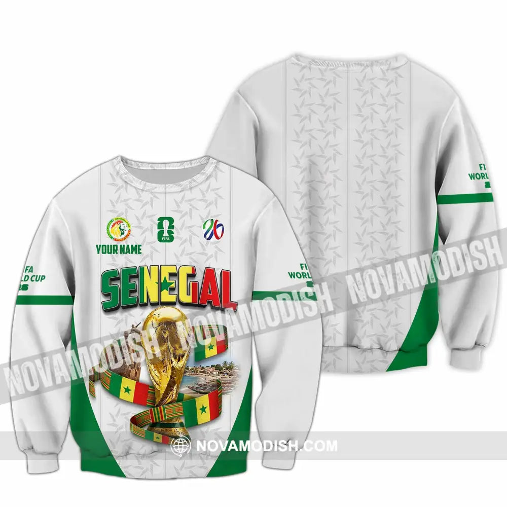 Unisex Shirt - Custom Senegal World Cup 2026 Shirt - Long Sleeve / S - T-shirt