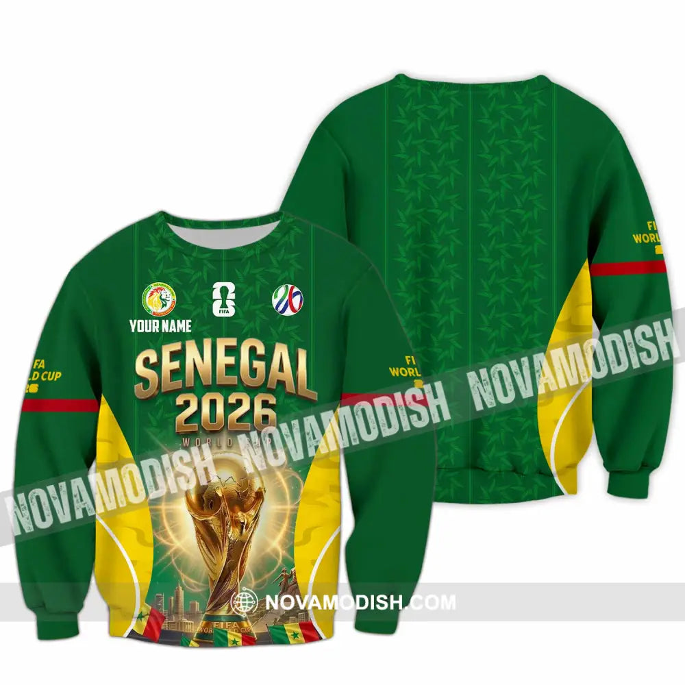 Unisex Shirt - Custom Senegal World Cup 2026 Shirt - Long Sleeve / S - T-shirt