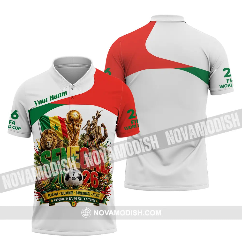 Unisex Shirt - Custom Senegal World Cup 2026 Shirt - Polo Shirt / S - T-shirt