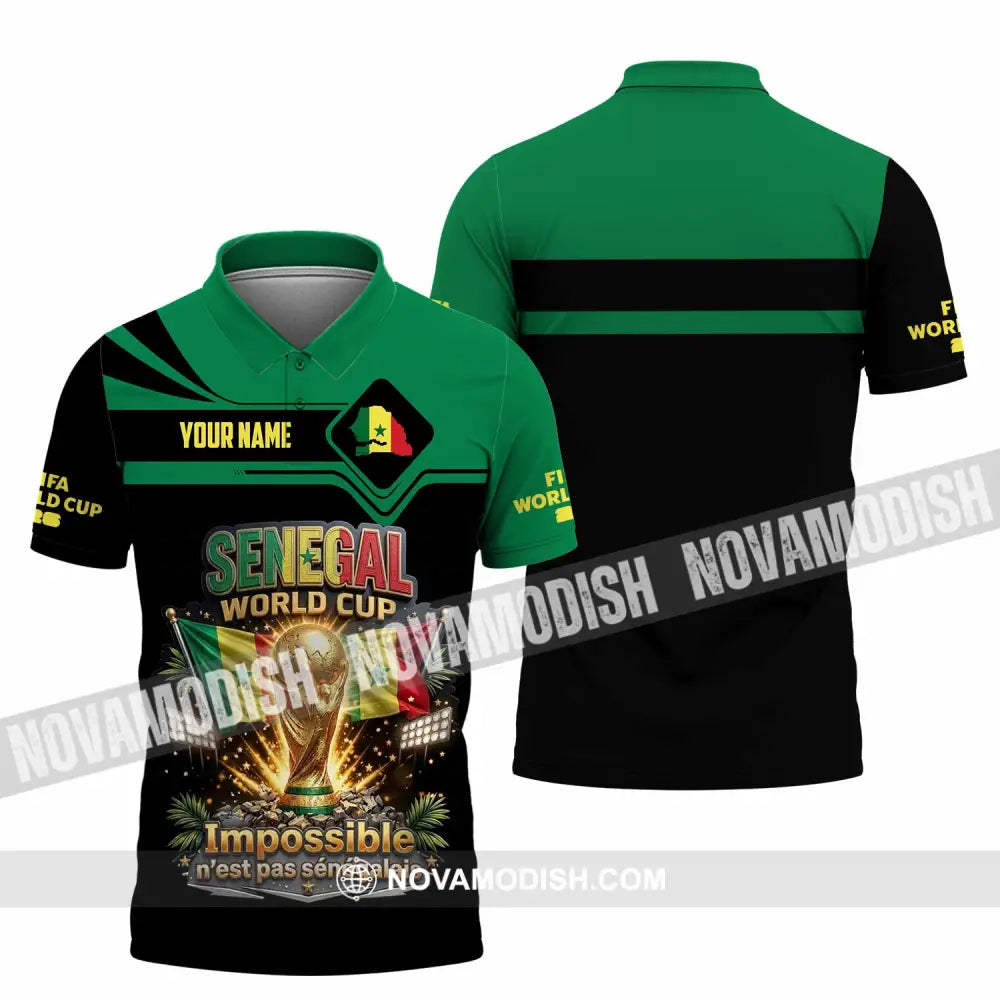 Unisex Shirt - Custom Senegal World Cup 2026 Shirt - Polo Shirt / S - T-shirt