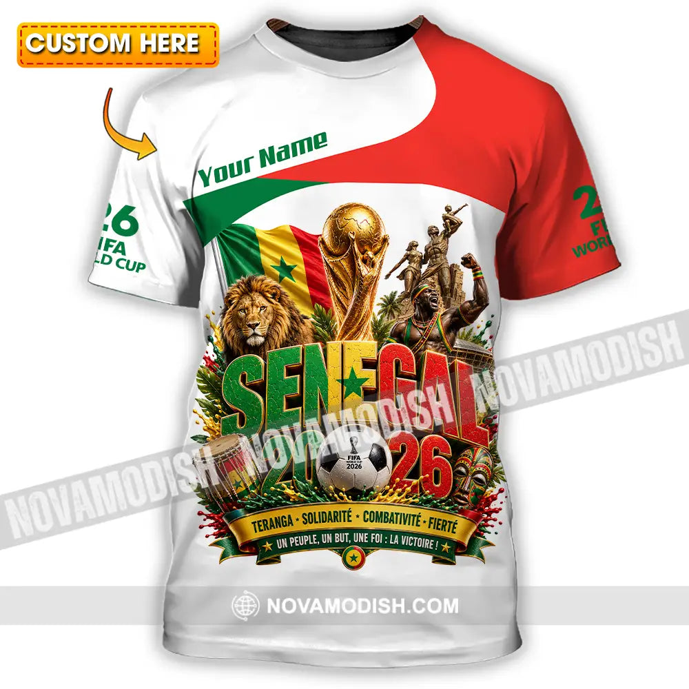 Unisex Shirt - Custom Senegal World Cup 2026 Shirt - T-shirt
