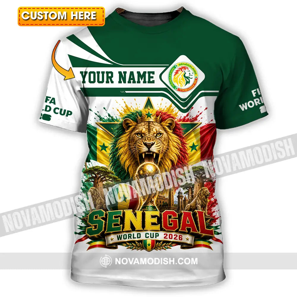 Unisex Shirt - Custom Senegal World Cup 2026 Shirt - T-shirt