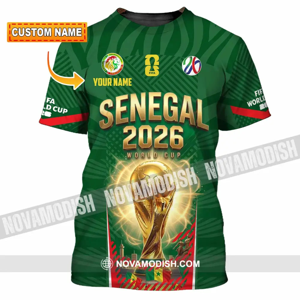 Unisex Shirt - Custom Senegal World Cup 2026 Shirt - T-shirt