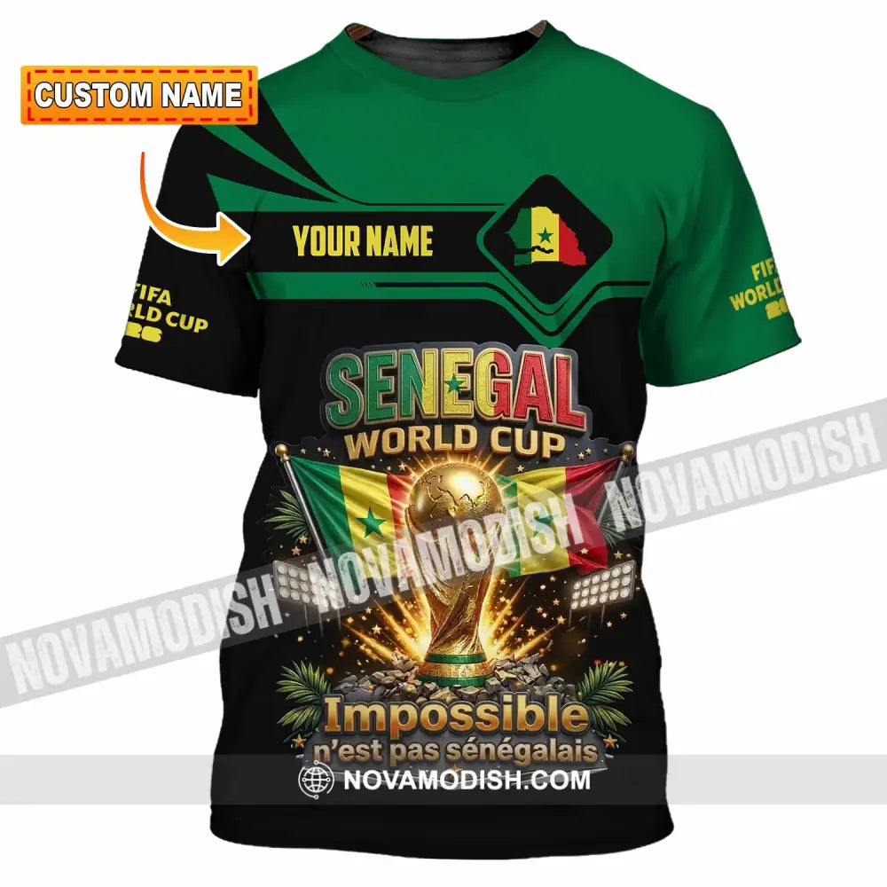 Unisex Shirt - Custom Senegal World Cup 2026 Shirt - T-shirt