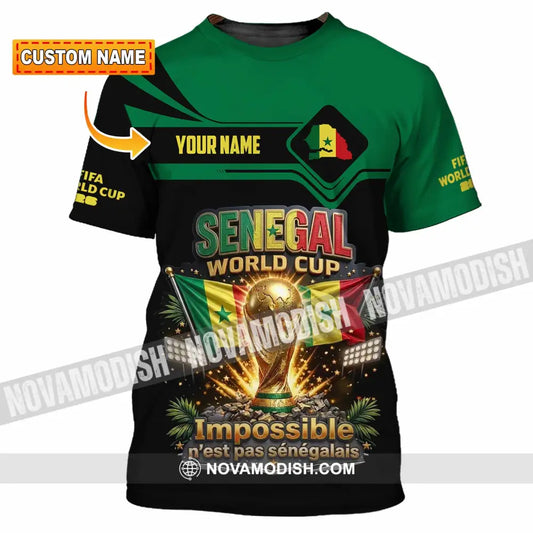 Unisex Shirt - Custom Senegal World Cup 2026 Shirt - T-shirt