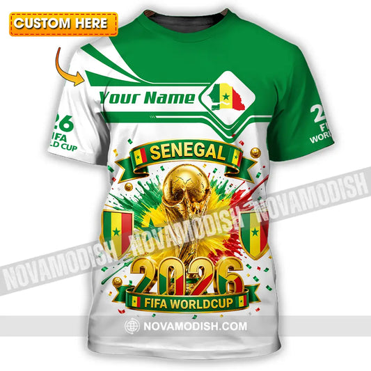Unisex Shirt - Custom Senegal World Cup 2026 Shirt - T-shirt