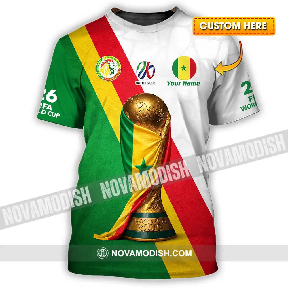 Unisex Shirt - Custom Senegal World Cup 2026 Shirt - T-shirt