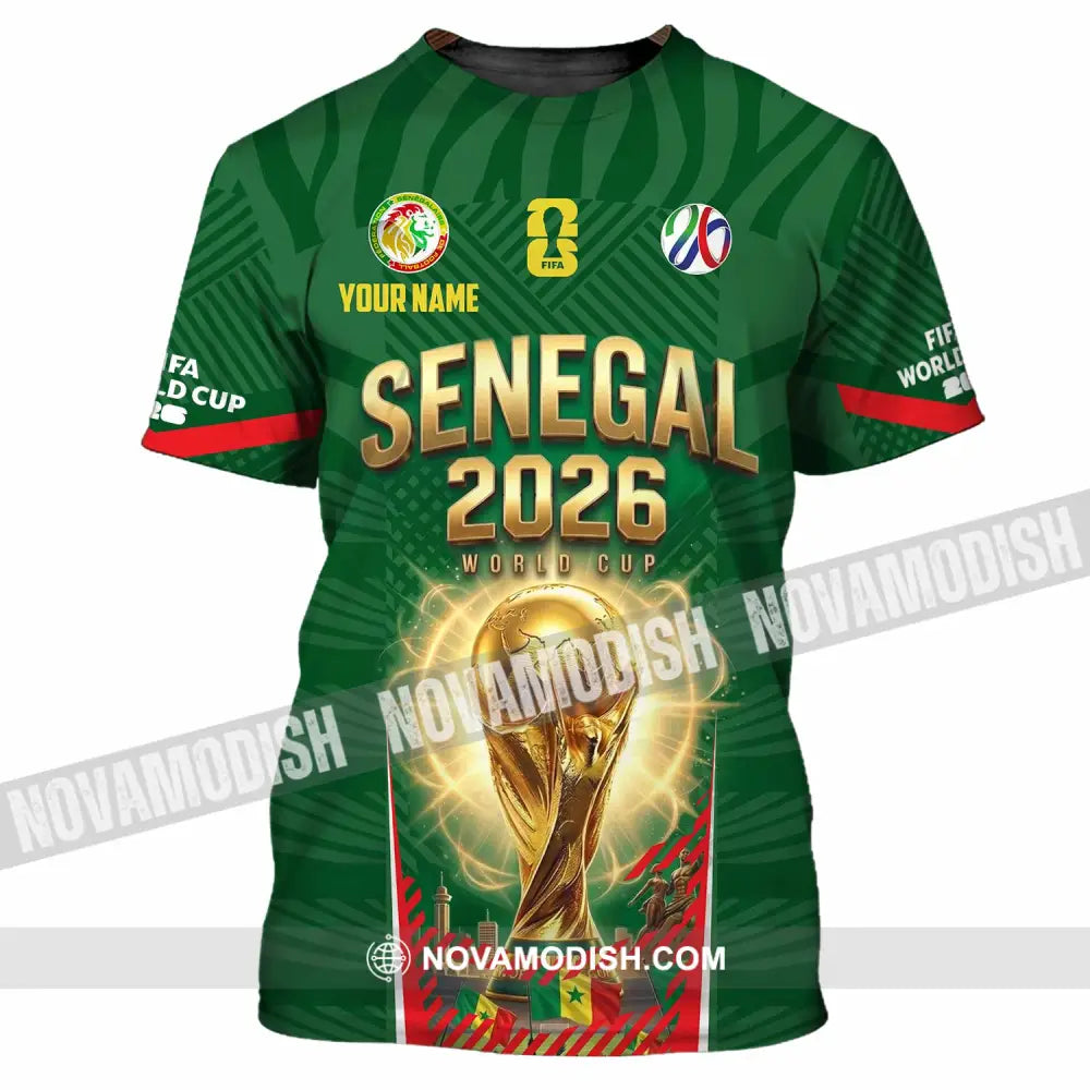 Unisex Shirt - Custom Senegal World Cup 2026 Shirt - T-Shirt / S - T-shirt