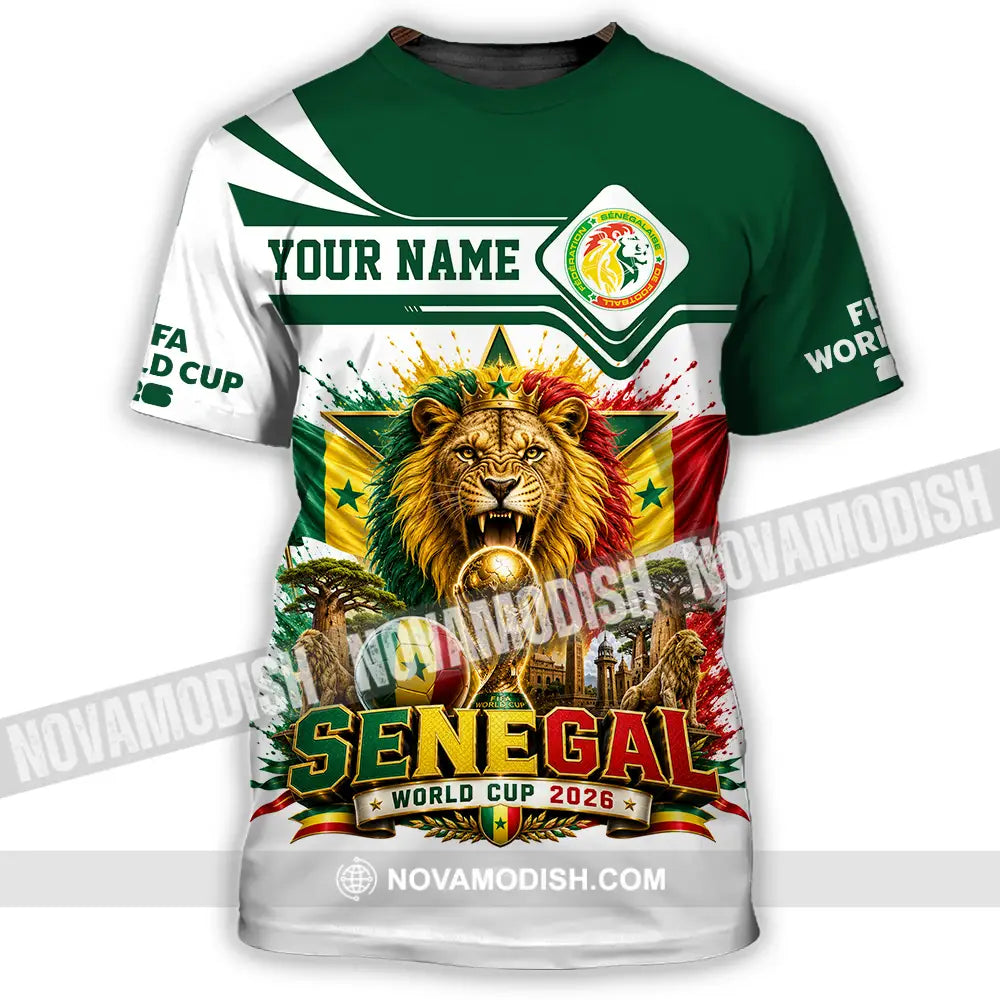 Unisex Shirt - Custom Senegal World Cup 2026 Shirt - T-Shirt / S - T-shirt