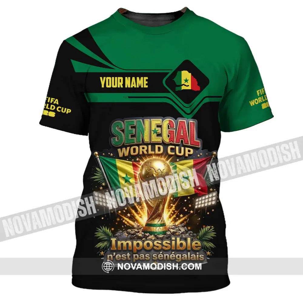 Unisex Shirt - Custom Senegal World Cup 2026 Shirt - T-Shirt / S - T-shirt