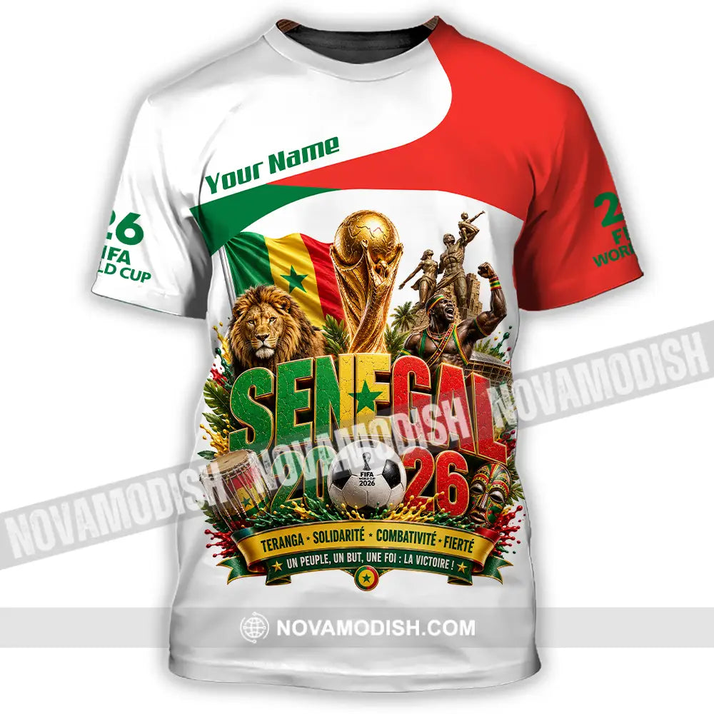 Unisex Shirt - Custom Senegal World Cup 2026 Shirt - T-Shirt / S - T-shirt