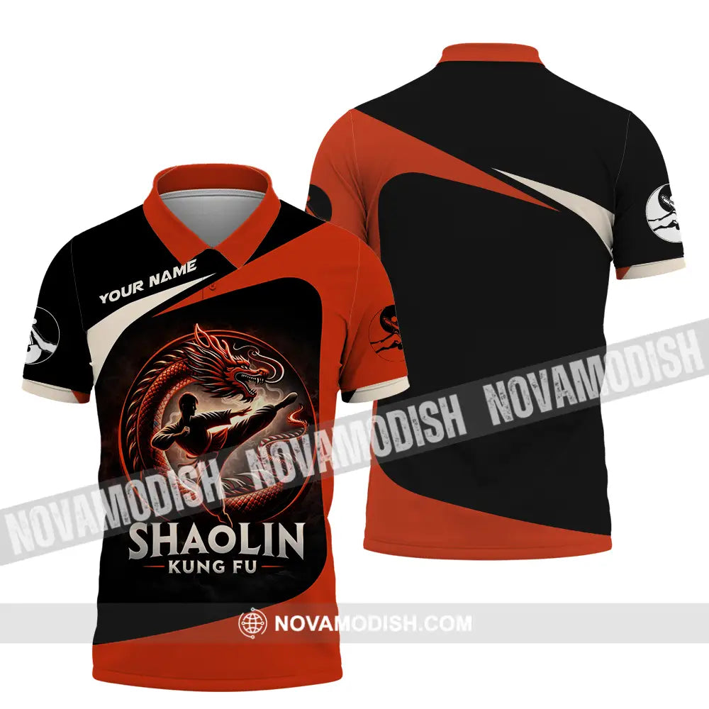Unisex Shirt - Custom Shaolin Kung Fu 3D Shirt Polo Shirt / S T-shirt