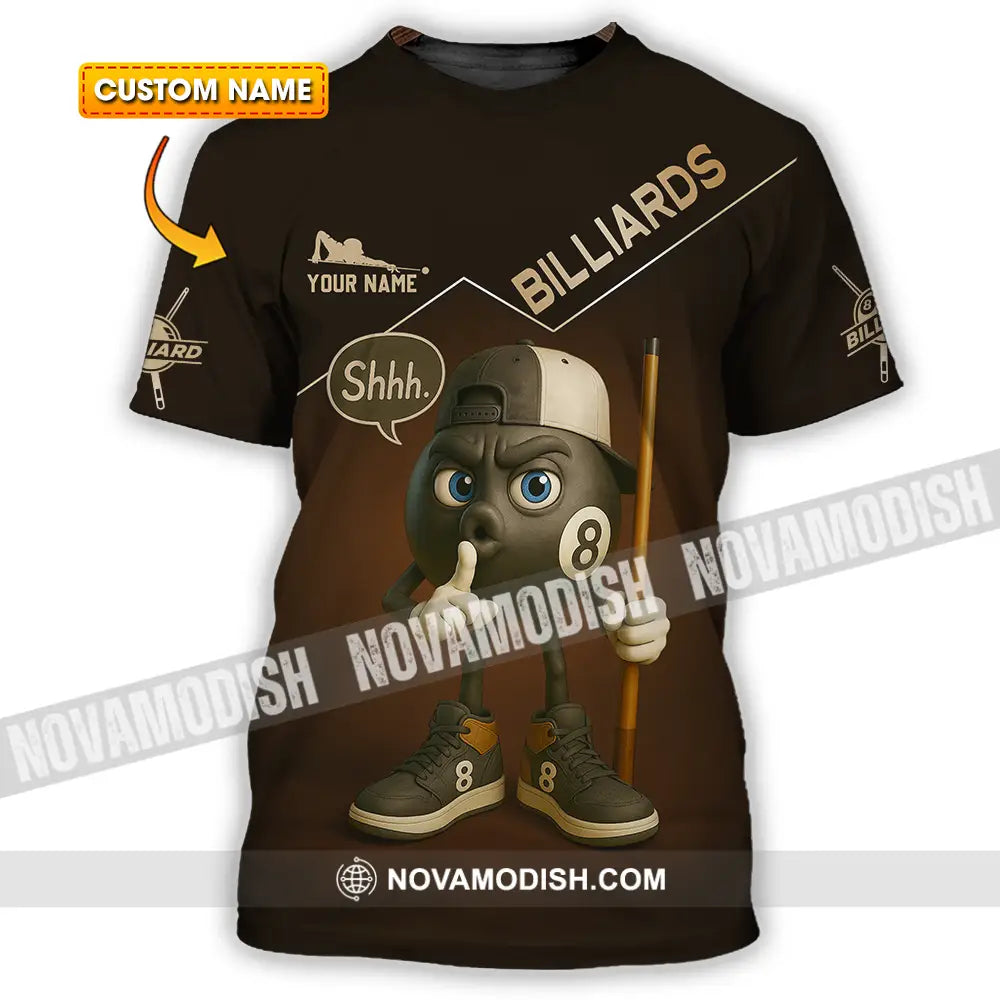 Unisex Shirt - Custom Shhh Billiards Shirt T-shirt