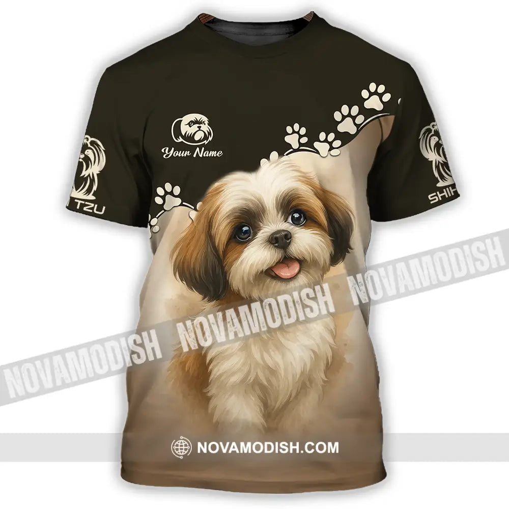 Unisex Shirt - Custom Shih Tzu Shirt T-Shirt / S T-shirt