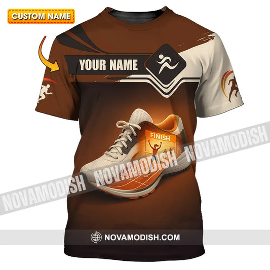 Unisex Shirt - Custom Shoes Of Champion Runner Running Sporty Shirt T-shirt