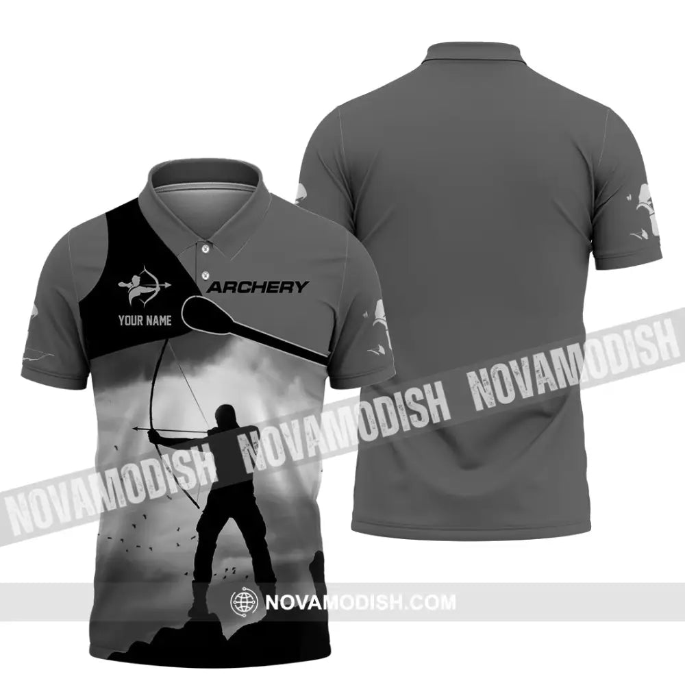 Unisex Shirt - Custom Shooting Archery Player Shirt Polo Shirt / S T-shirt