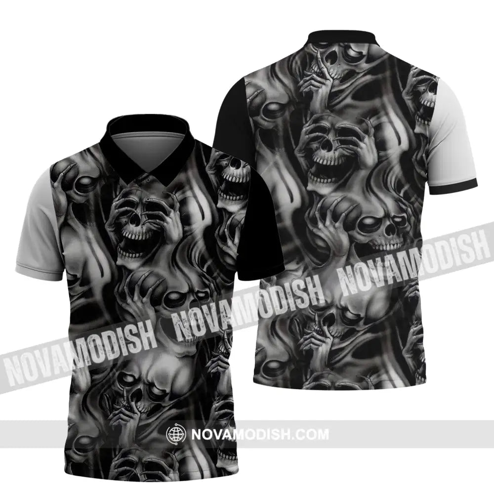 Unisex Shirt - Custom Skullcap Name T-Shirt Polo Shirt / S T-shirt