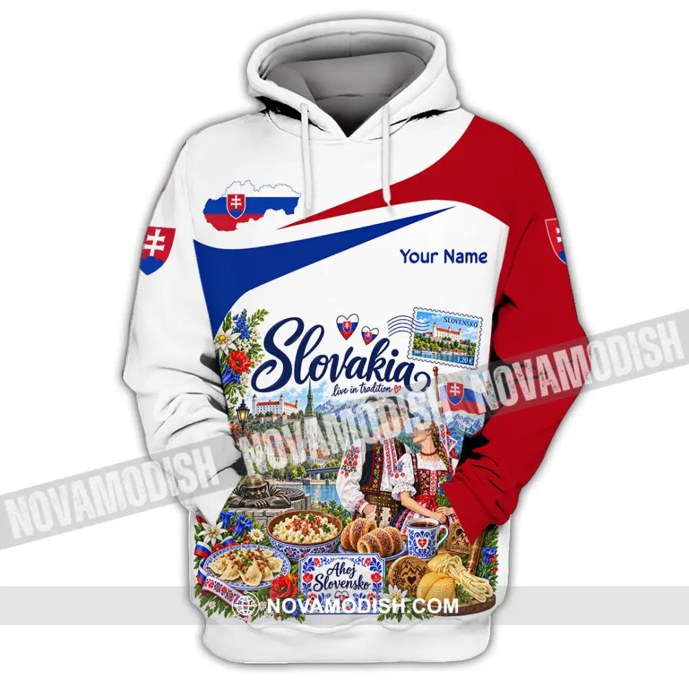 Unisex Shirt - Custom Slovakia Shirt - Hoodie / S - T-shirt