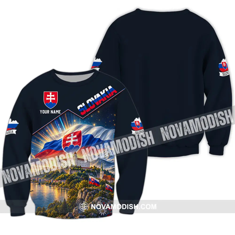 Unisex Shirt - Custom Slovakia Shirt - Long Sleeve / S - T-shirt