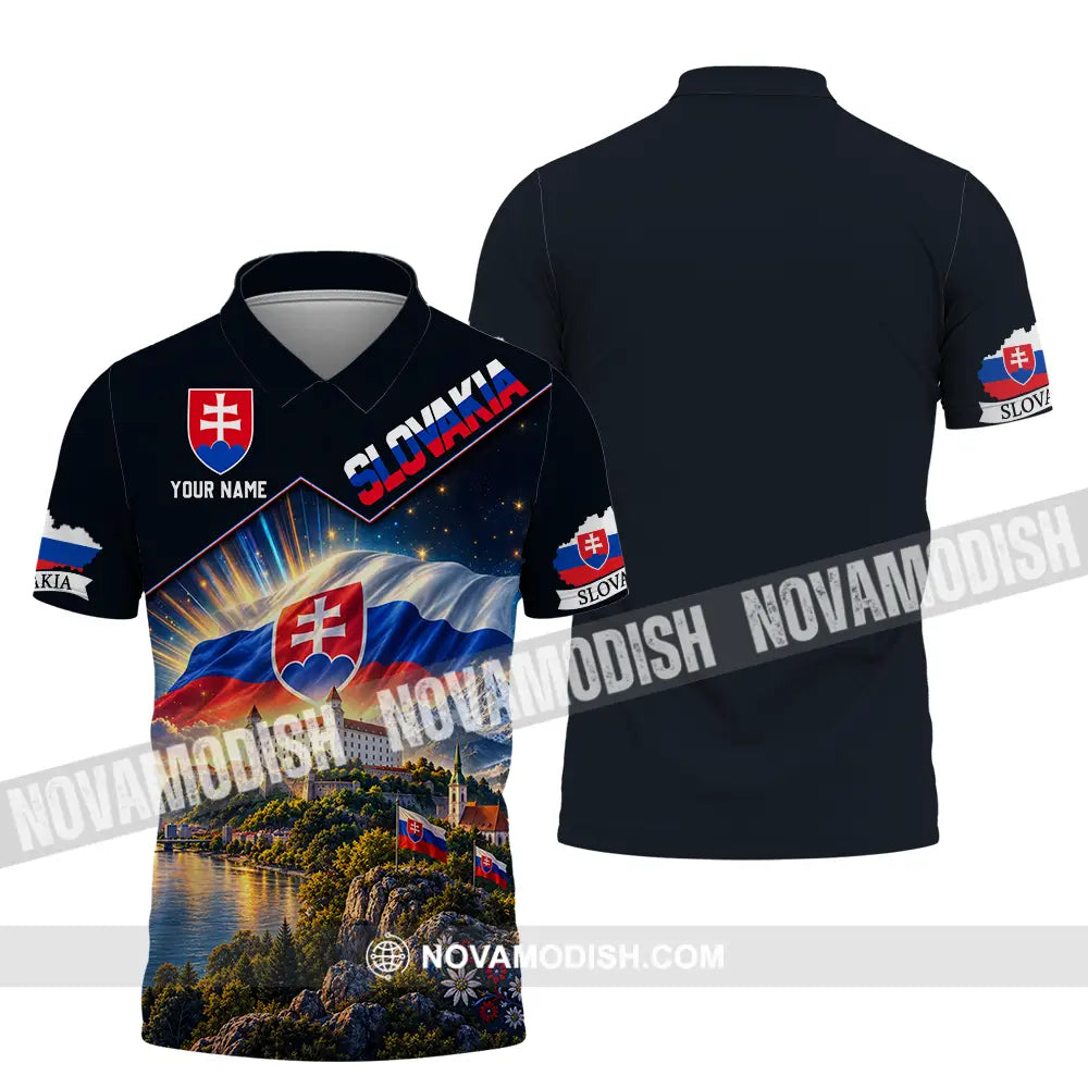 Unisex Shirt - Custom Slovakia Shirt - Polo Shirt / S - T-shirt
